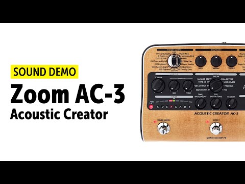 Zoom AC3 Acoustic Guitar FX iMuso