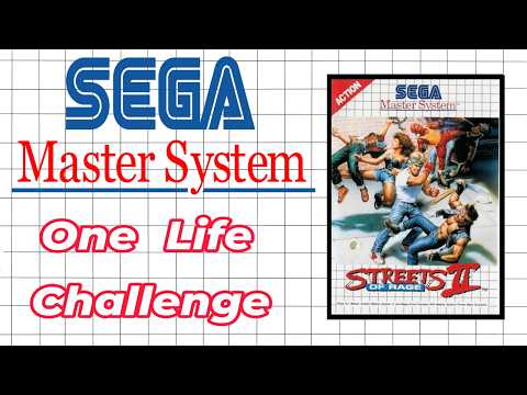 Master System One Life Challenge Streets of Rage 2