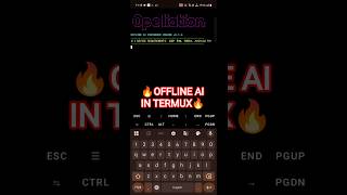 🔥AI IN TERMUX  (Offline LLM on Termux - No Internet Needed) 🔥#ethicalhacking