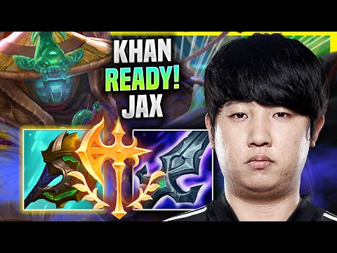 KHAN  IS READY FOR JAX IN EUW SOLOQ! - DK Khan Plays Jax TOP vs Camille!