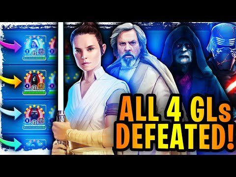 ALL 4 Galactic Legends on 3v3 Grand Arena Defense DEFEATED -  Kuiil Territory Battle Testing