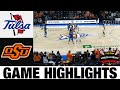 Oklahoma State vs Tulsa Highlights | NCAA Men's Basketball | 2023 College Basketball