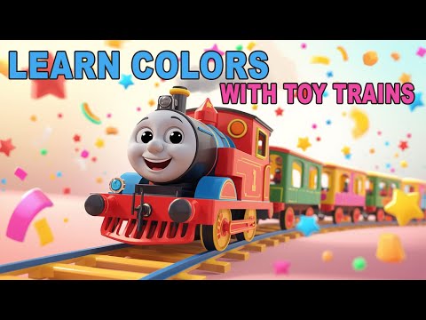 Learn Colors with Toy Trains 🚂 | Fun Preschool Color Learning for Kids