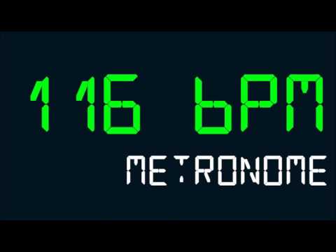 116 BPM (Beats Per Minute) Metronome