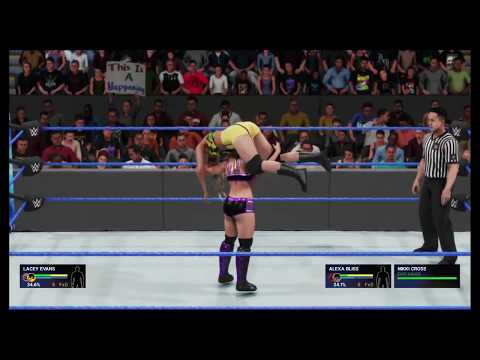 WWE 2K19 Alexa Bliss vs Lacey Evans: Smackdown on Fox