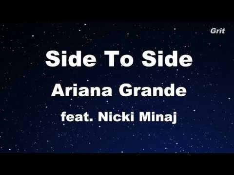 Side To Side - Ariana Grande Feat. Nicki Minaj Karaoke 【With Guide Melody】 Instrumental