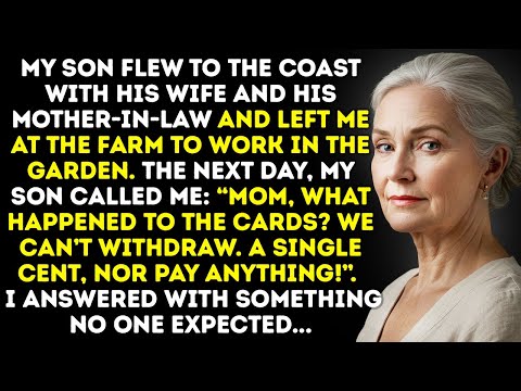 My Son Flew To The Coast With His Wife And Mother-In-Law, Leaving Me At The Farm To Work Alone