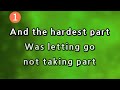 The Hardest Part - Coldplay | Karaoke