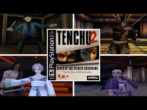 TENCHU 2: [Gameplay] All Bosses - Rikimaru [No Damage]