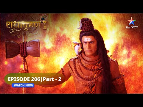RadhaKrishn | Indradev ne kiya Govardhan par aakraman | राधाकृष्ण | EPISODE-206 Part 02 #starbharat