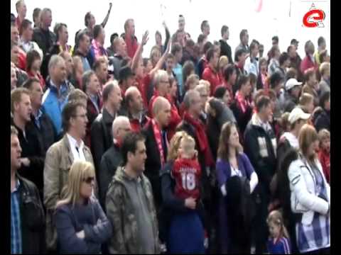 IJsselmeervogels - Excelsior'31: Sfeer/wedstrijd beelden 1e helft