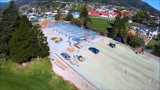 preview picture of video 'Boulcott's Farm Golf Club - Progress with Maintenance Shed + Carpark'