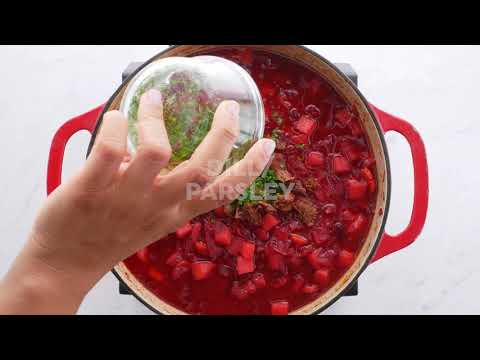 Ukrainian Borscht | Authentic Grandma's Beet Soup Recipe
