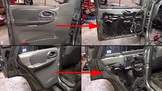 Trailblazer door panel removal/installation (front and rear)