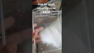 How to open a security case from Target EASY just one tool