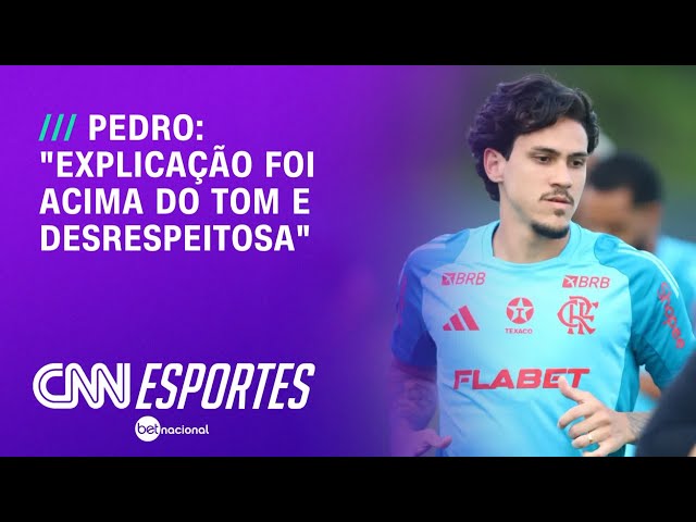 Pedro abre o jogo sobre polêmica no Flamengo: "Esperava mais respeito" | CNN PRIME TIME