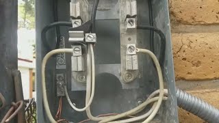 Conectando una base de medidor bifasica (220)