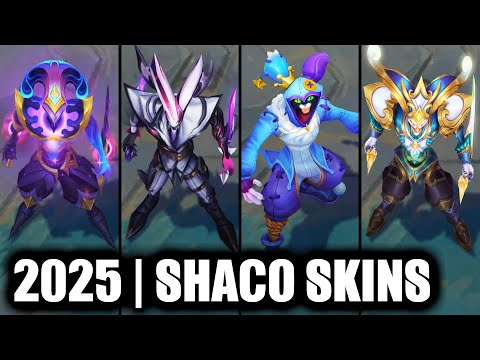 ALL SHACO SKINS SPOTLIGHT 2025 | League of Legends