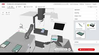 ABB GoFa Machine Tending Simulation