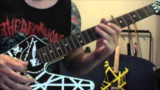 Van Halen&#39;s One Foot Out the Door solo played slower