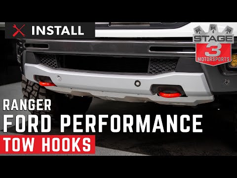 2019-2023 Ford Ranger Ford Performance Tow Hooks Install