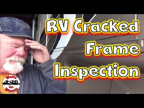 😲 Cracked RV Frame Inspection // Lippert RV Frames