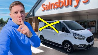Exposed With No Curtains! (supermarket stealth camp)