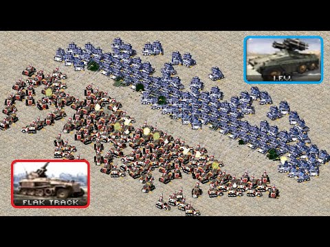 IFV's vs Flak Tracks - Same Cost - Red Alert 2
