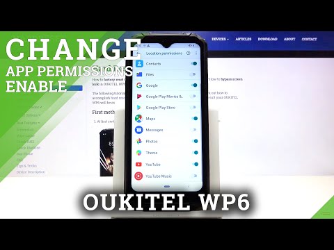 How to Manage Applications in Oukitel WP6 – Set Up Apps Permissions