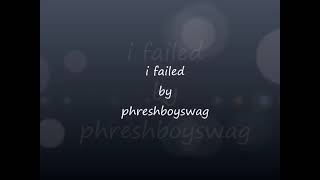 Cover art for i failed