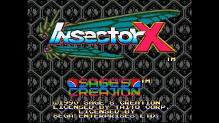 Insector X 1989 - Longplay/Walkthrough - Sega Genesis/Mega Drive - QHD