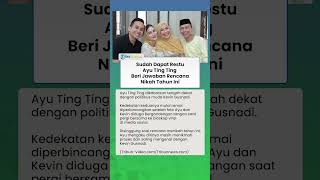 Sudah Direstui Keluarga, Ayu Ting Ting Beri Jawaban Rencana Nikah dengan Kevin Gusnadi Tahun Ini