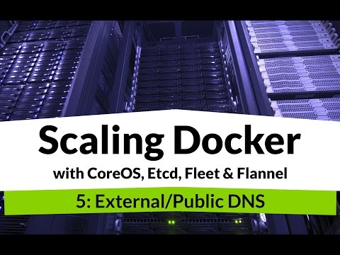 Scaling Docker 5 Routing DNS to Docker images running on a CoreOS Cluster