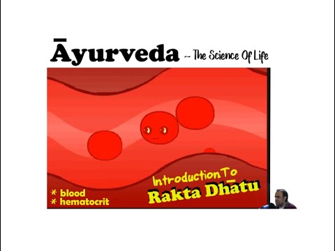 Ayurveda: Introduction To Rakta Dhatu Hematocrit - YouTube