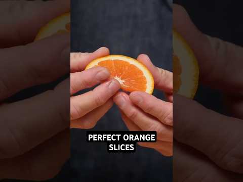 Bartender Secret 🍊 Tip for perfect Orange Slices