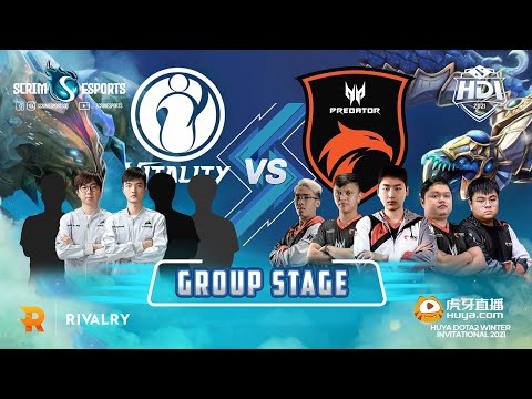 Invictus Gaming Vitality vs TNC Predator - Huya Dota2 Winter Invitational 2021 - Group Stage - B02