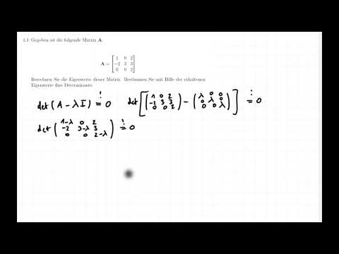 0.1.1 Tutorium GMRT - MRT -  KIT | Eigenwerte von Matrizen bestimmen