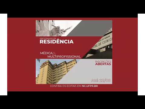 WEBINAR: Conhecendo os programas de residência em saúde do CHC-UFPR/Ebserh