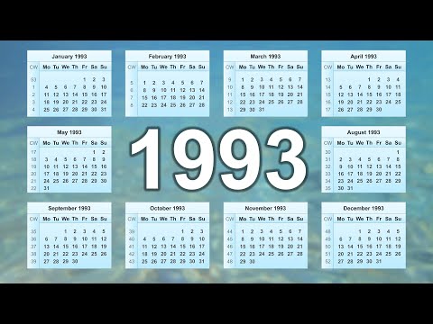 1993 Calendar