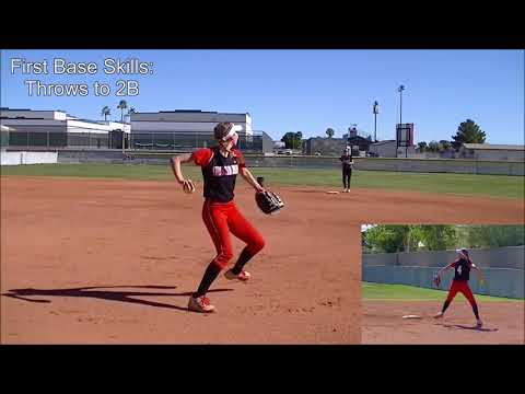 Makenah Rau Softball Skills Video - 2020 1B Outfield