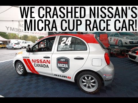 We Crashed Nissan's Race Car! Micra Cup Racing Is Big Fun On A Modest Budget