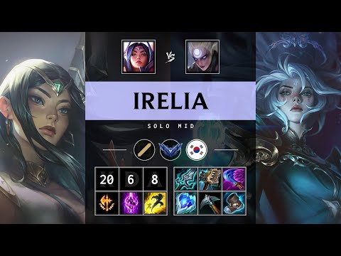 Irelia Mid vs Diana: Triple Kill, Legendary - KR Diamond Patch 14.24