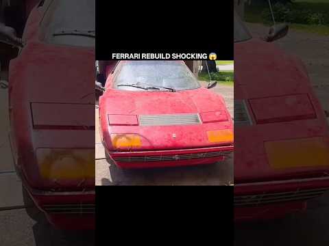 SCRAP FERRARI TO SUPERCAR AGAIN FULL RESTORATION! #shorts