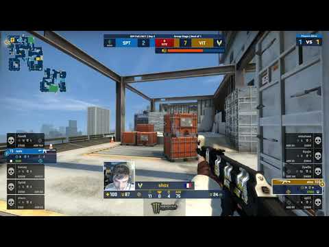 Shox 1v3 clutch│Vitality vs Sprout│IEM Fall 2021 Europe