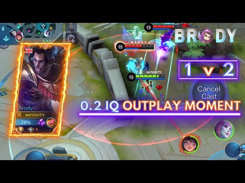 1 v 2 OUTPLAY 0.2 IQ BRODY MOMENT 👺👀 | BRODY GAMEPLAY 2021 | BRODY PRO | BRODY MONTAGE | MLBB