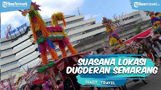 Suasana Simpang Lima Semarang Jelang Ramadhan, Jadi Lokasi Karnaval Dugderan