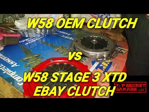 W58 OEM CLUTCH VS STAGE 3 XTD EBAY CLUTCH COMPARISON