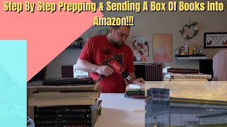 Step by Step Tutorial On Preparing & Completing A Shipment Of Books To Amazon FBA!!