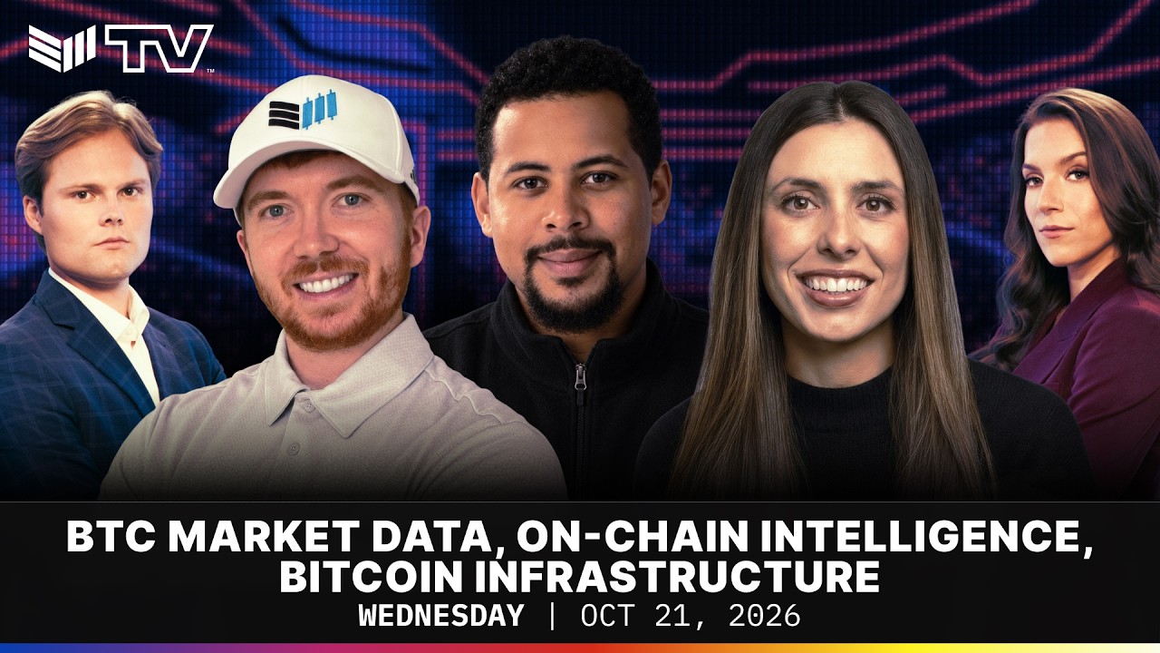 BTC Market Data, On-Chain Intelligence, Bitcoin Infrastructure | BMTV Oct. 21, 2026