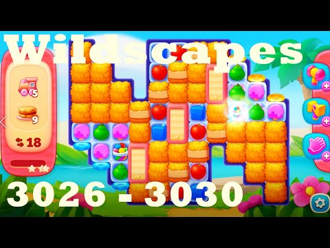 Wildscapes Level 3026 - 3030 HD Walkthrough | 3 - match game | gameplay | android | ios | pc | app